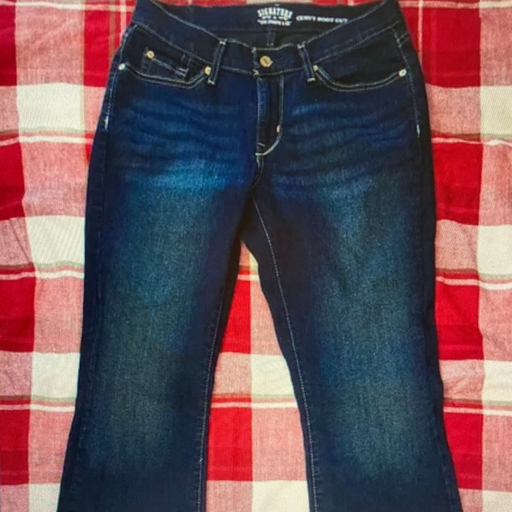Levi's Women's Boot Cut Jeans in Dark Blue